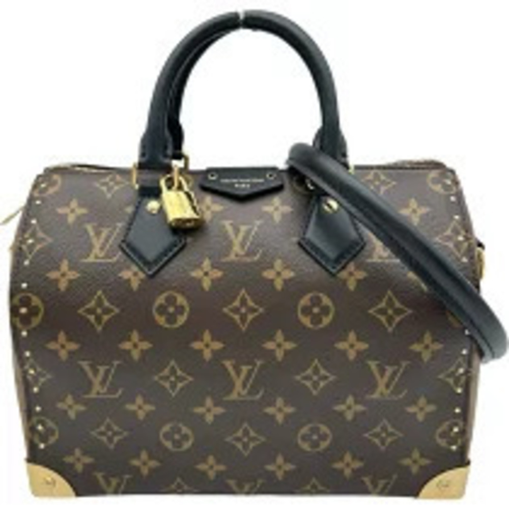 Louis Vuitton Speedy Trunk Brown Monogram Reverse Shoulder Bag
